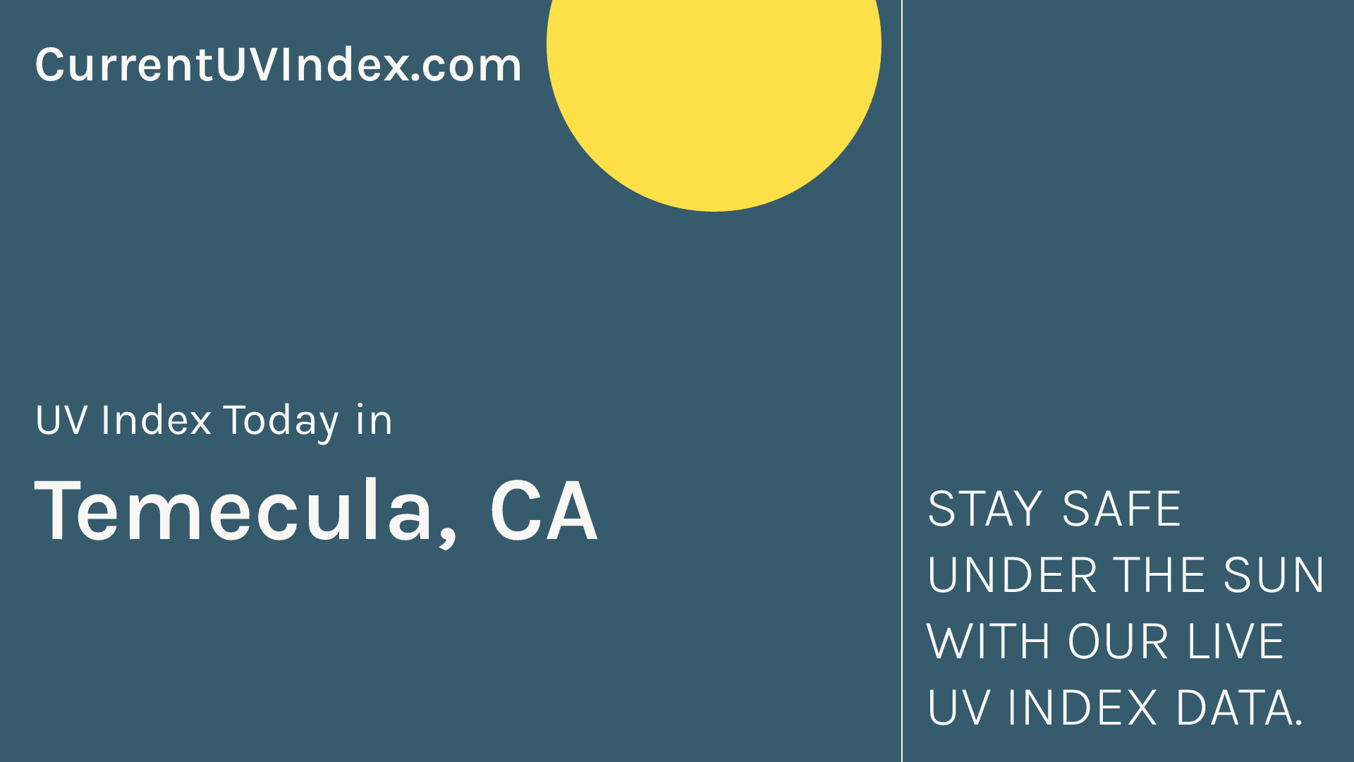 Temecula ca current uv index and hourly forecast