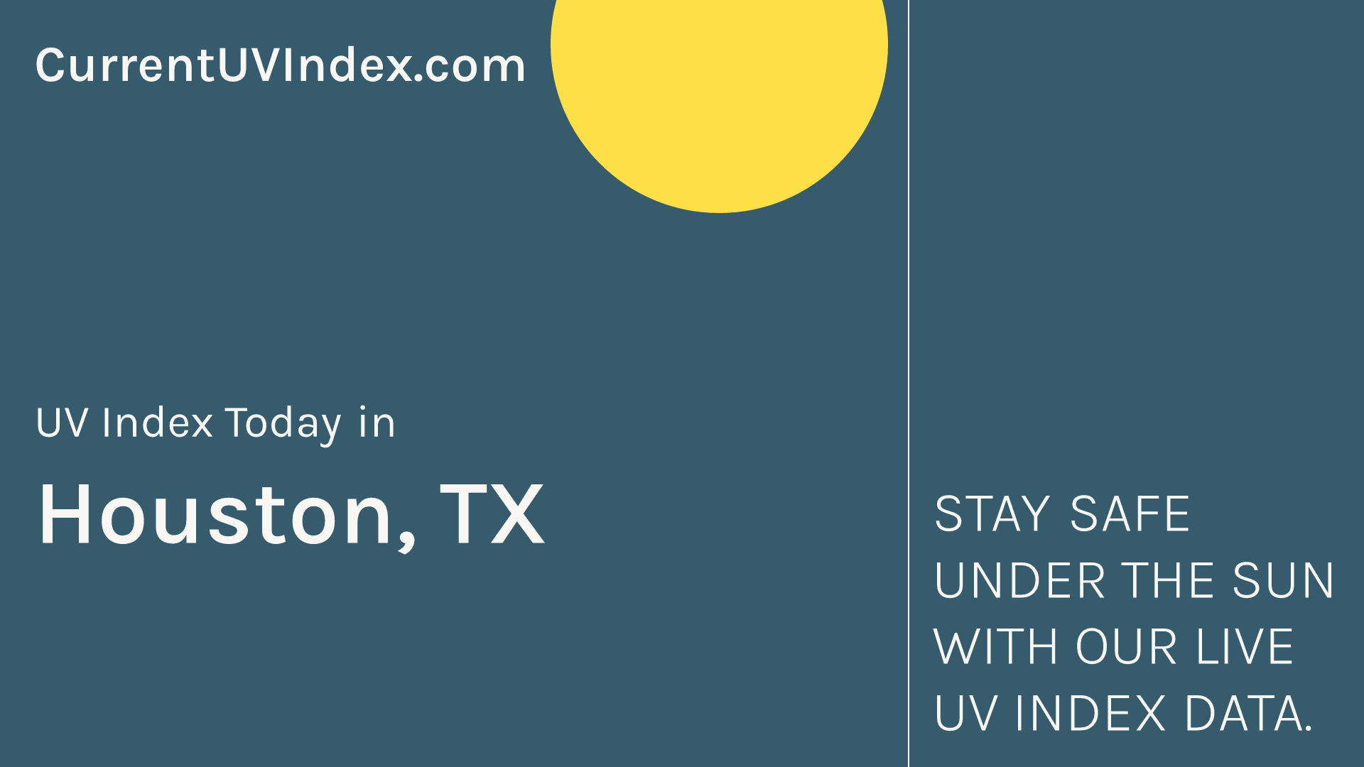 uv index houston hourly